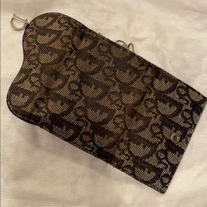 Vintage Christina Dior Trotter Canvas Key case